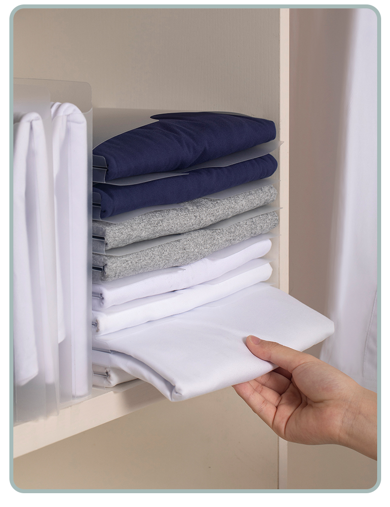 叠衣板懒人叠衣板衬衣收纳神器家用衣柜整理衬衫毛衣短袖折叠衣服内务