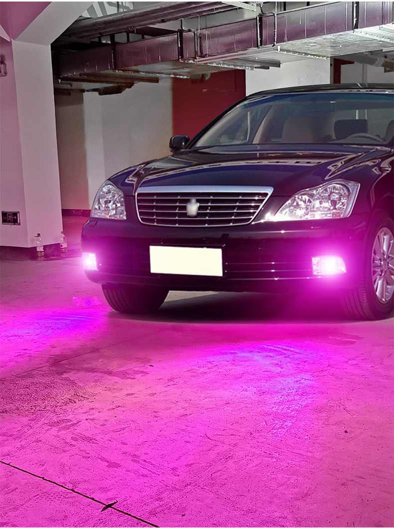 适用丰田皇冠12代黄金光08爆闪07灯泡十二代led皇冠06防雾灯改装常亮