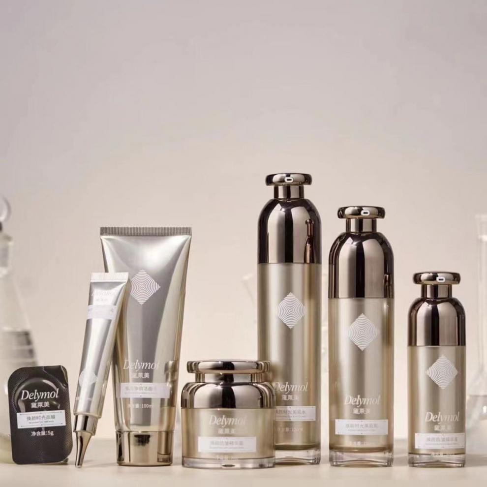 黛莱美护肤品套装 黛莱美护肤品套装盒七件套套抗皱水乳套眼霜精华