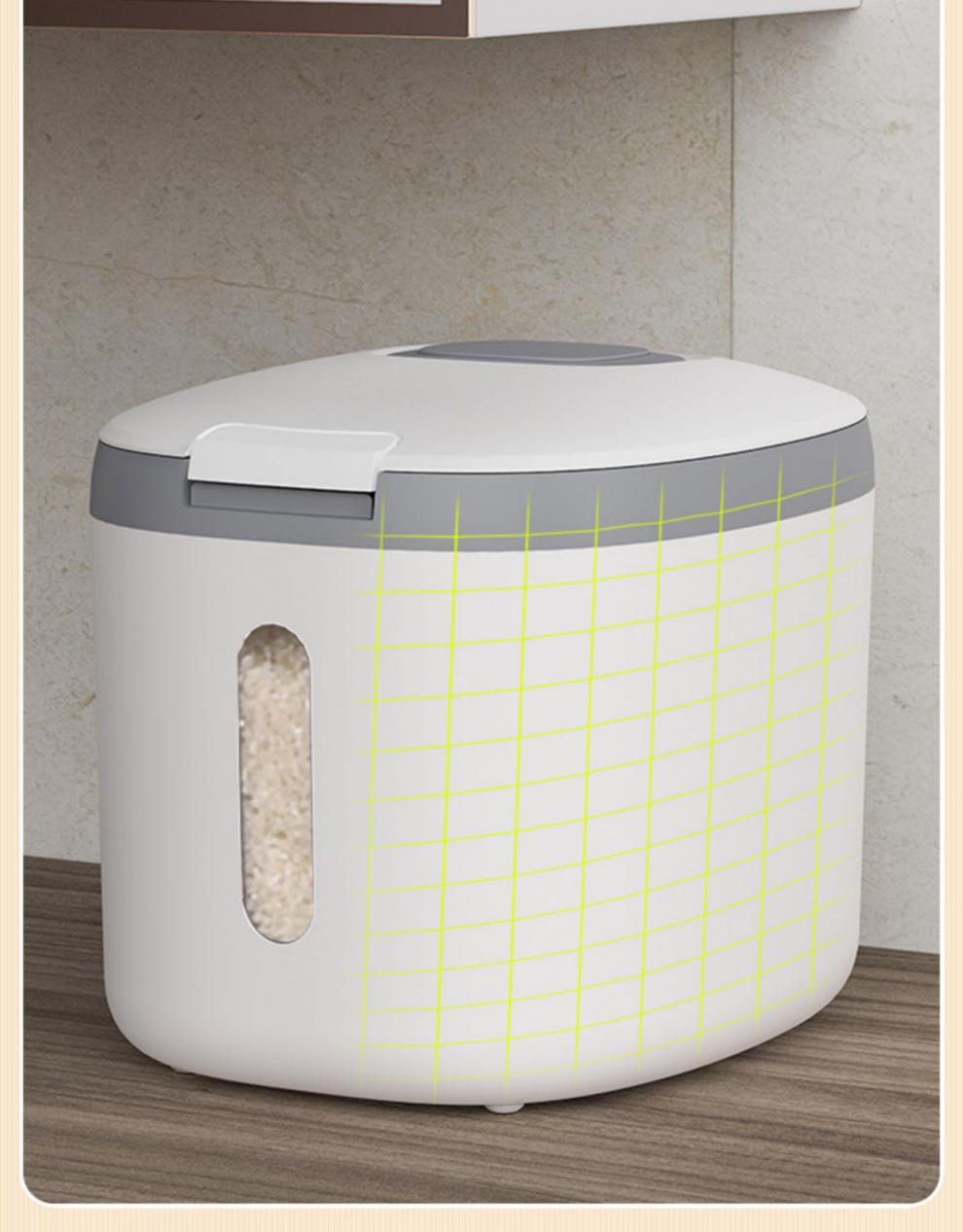 多功能大米收纳箱家用 甄选米桶家用密封防潮防虫储米箱装大米收纳盒