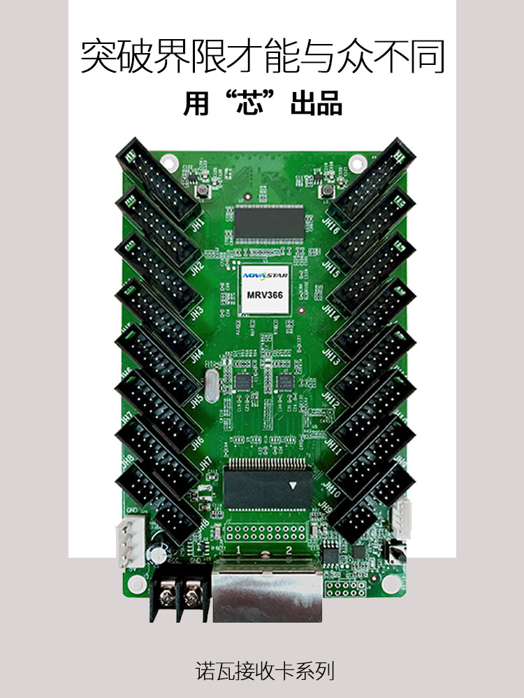 諾瓦mrv328 336 366 208 dh418 300-1全綵led顯示屏控制卡接收卡 dh