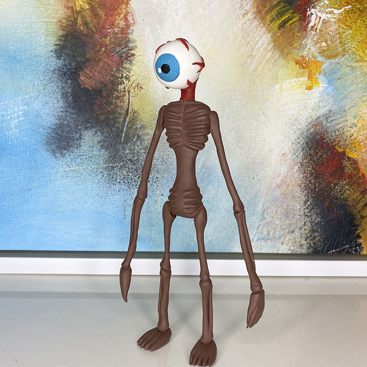 红绿灯头警笛头汽笛人周边基金会模型6789玩具男礼物scp173花生人神秘