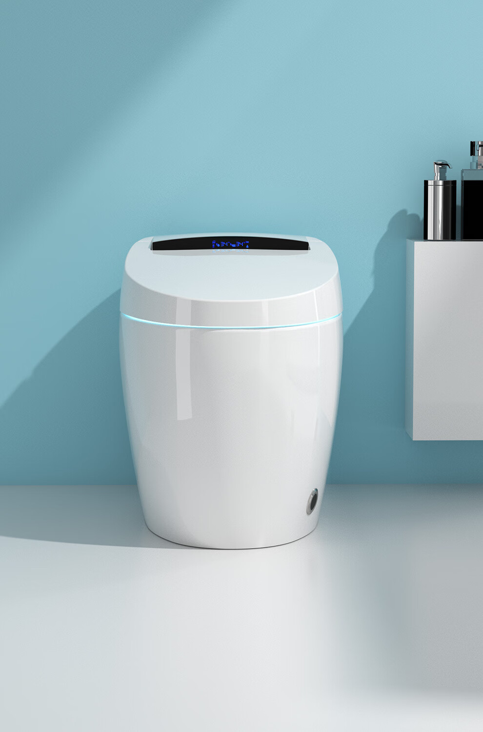 九牧(jomoo)智能马桶全自动一体式家用遥控即热坐便器语音泡沫无水压