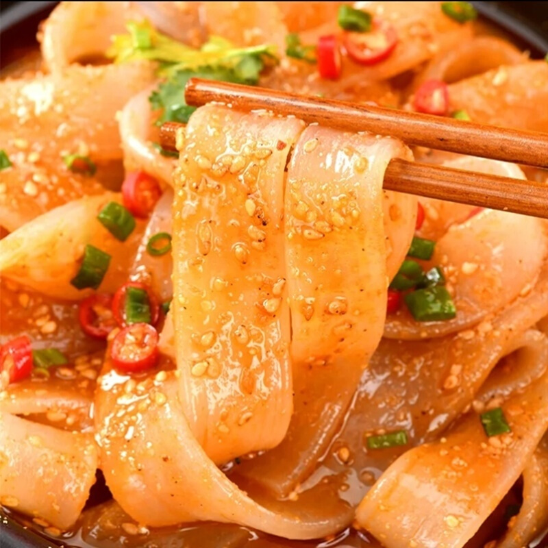 小花妞嗦拾记流汁宽粉麻酱红油宽粉吃的夜宵速食懒人 红油大宽粉6袋