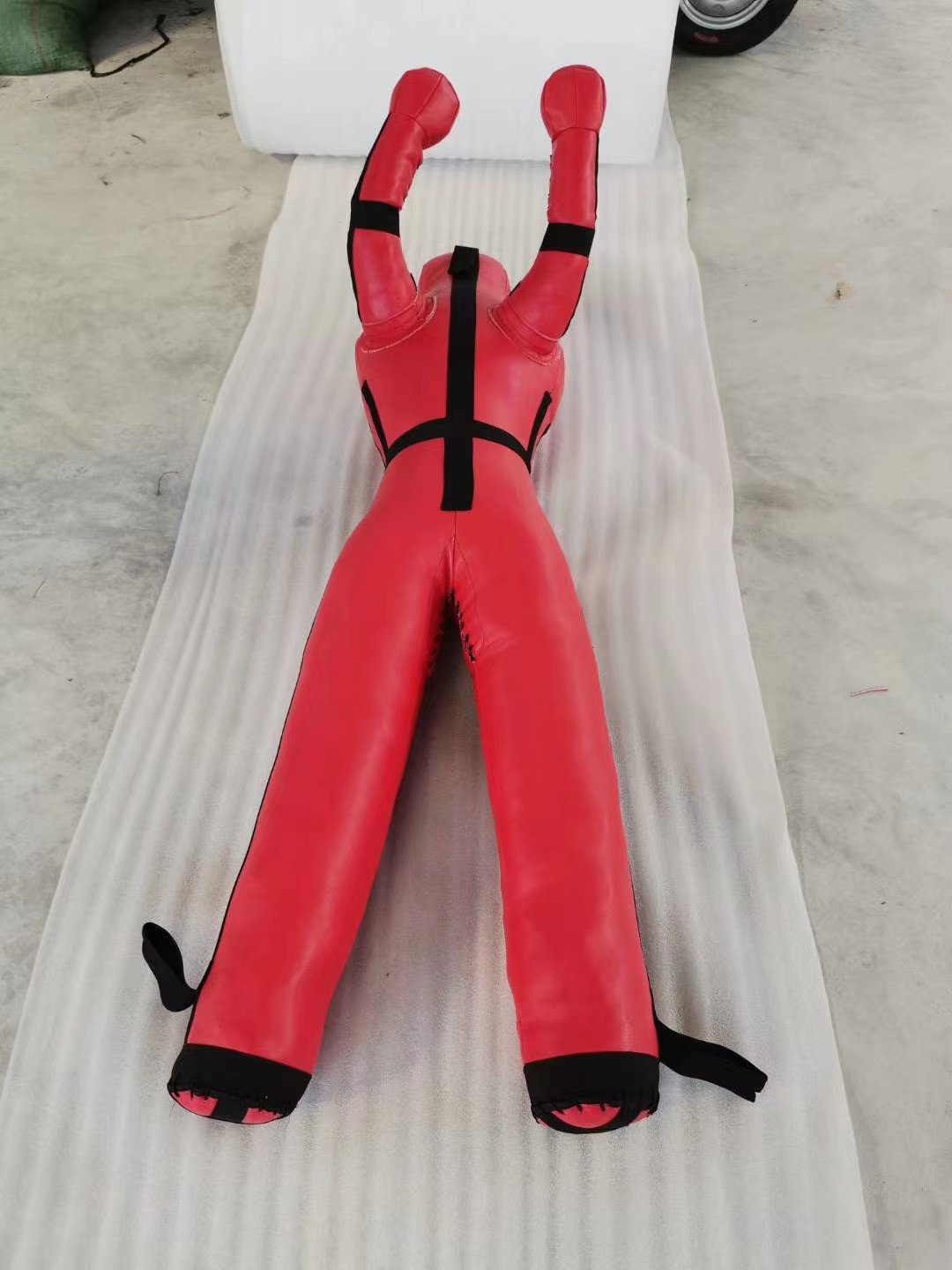 泉大quanda红色消防假人消防演习训练假人摔跤假人训练器材拳击沙袋水