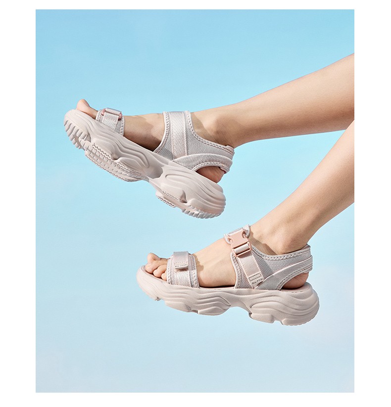 安踏凉鞋女鞋2022夏季新款沙滩凉拖外穿厚底休闲鞋122238504官方旗舰