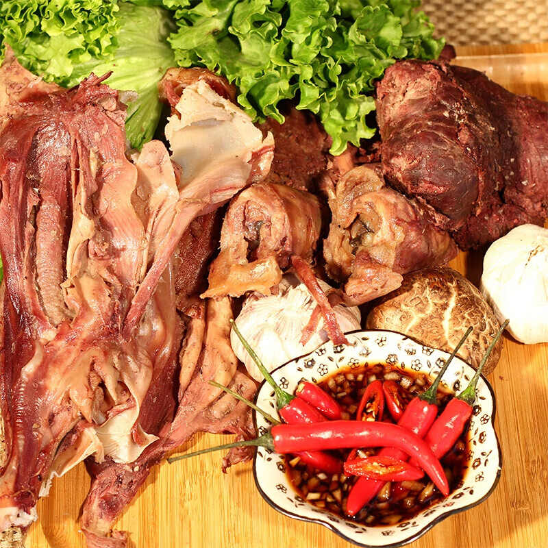 五香熟驴头整只散装带皮驴头全驴宴生鲜驴头驴肉