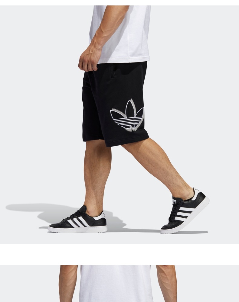 阿迪达斯官网 adidas 三叶草 男装运动短裤fm1542 fm1543 白/fm1543