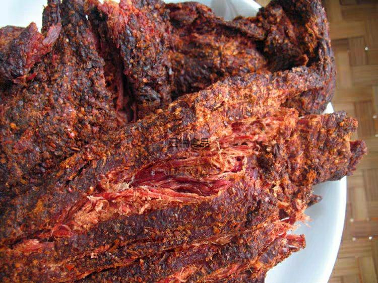 橙伯乐云南特产临沧沧源火烧香酥牛干巴世界佤乡牛肉干丝100200克装