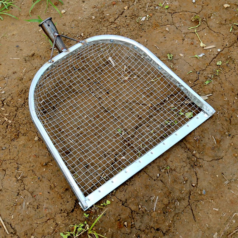 筛土神器园艺种花筛子不锈钢304过滤铁丝网农用筛沙子花生工具 钢筛1.