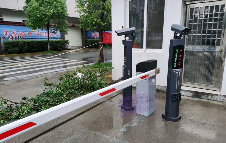 小区车库停车场栅栏道闸机门禁车牌识别自动抬杆器双层拦车杆道闸空降
