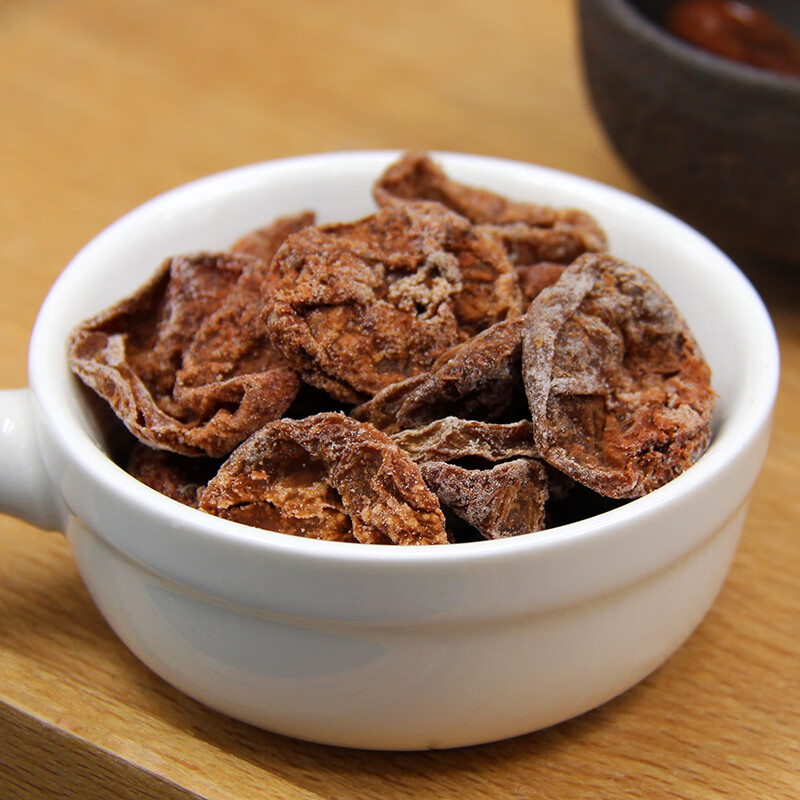 2份迷你老梅干酸梅话梅肉无核酸干蜜饯果干零食老味话梅干罐装520情人
