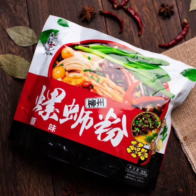 柳州特色爽螺鲜螺蛳粉300g袋装水煮方便粉丝 300g原味*3袋【图片 价格