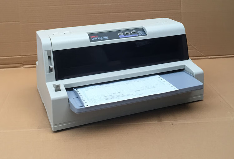 国地税增值税发票快递单支票针式打印机西翼oki760f保修3年官方标配