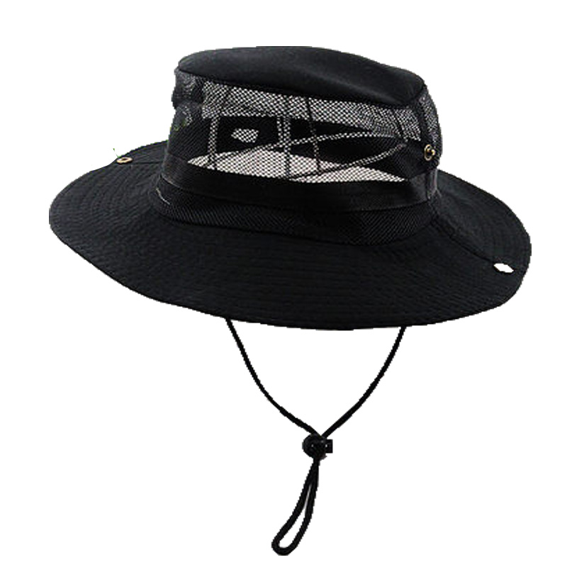 bibing科田户外迷彩渔夫帽子男士春夏天遮阳帽短檐钓鱼帽登山太阳帽