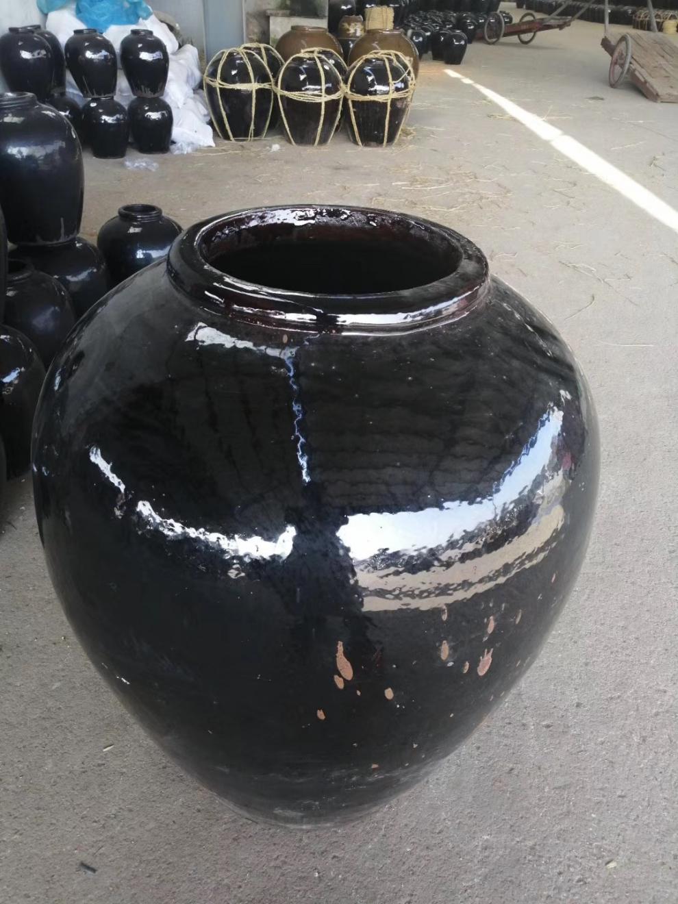 酒坛子土陶甲级宜兴加厚黑釉酒缸酒坛大酒坛酒缸酒罐土陶醋缸醋坛子
