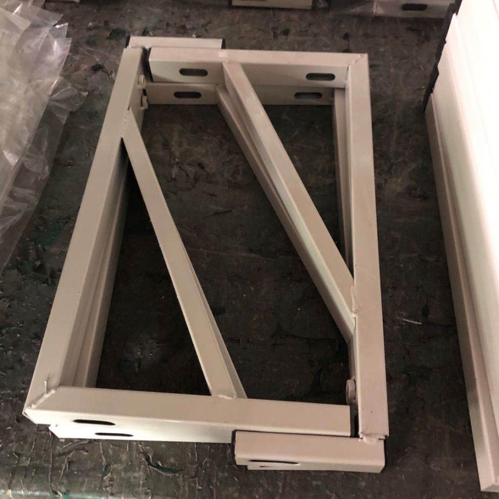 不锈钢三角支架岩板台面支撑架方管伸缩大理石台下盆托架谢老三方管铁