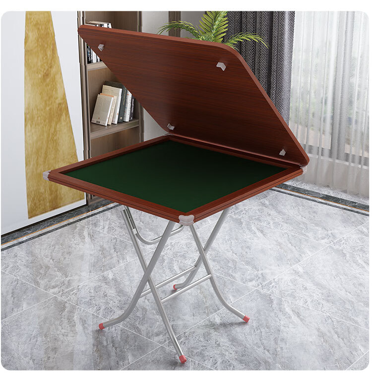 手动麻将桌折叠麻将桌餐桌两用多功能简易宿舍桌子家用手搓棋牌桌手动