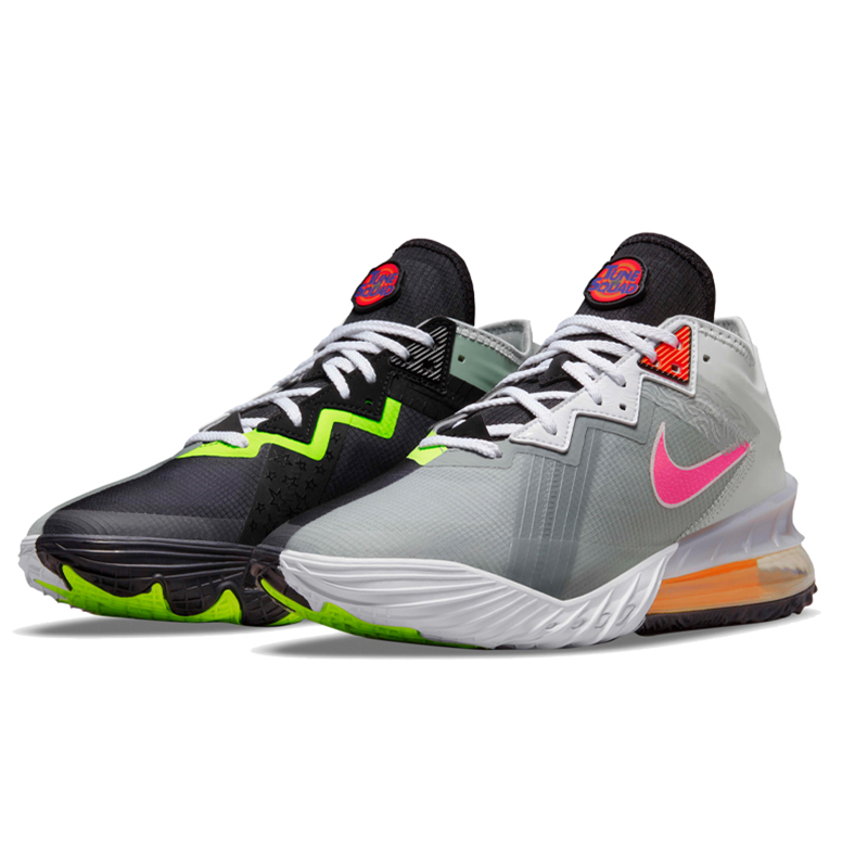 nike耐克男鞋女鞋lebron18low詹姆斯18气垫实战篮球鞋cv7564401蓝棕