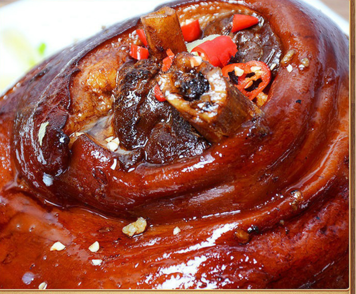 正宗红烧猪蹄膀酱大肘子猪脚爪熟食整只肉类卤味速食品猪蹄1000克袋