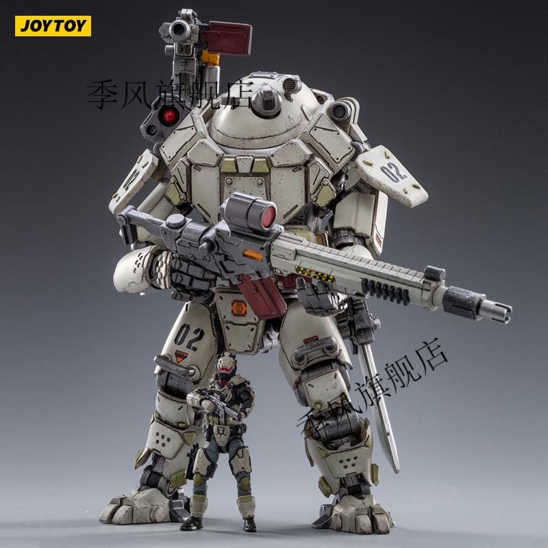 joytoy暗源鋼骨機甲兵人可動變形玩具機器人成品塑料模型載具 1/18