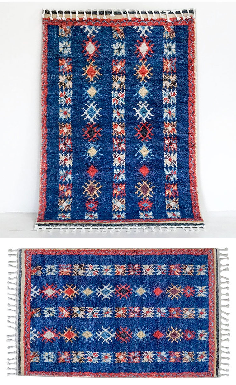 铭碟波西米亚民族风摩洛哥可水洗家用地毯客厅卧室床边北欧 mlg-13 不