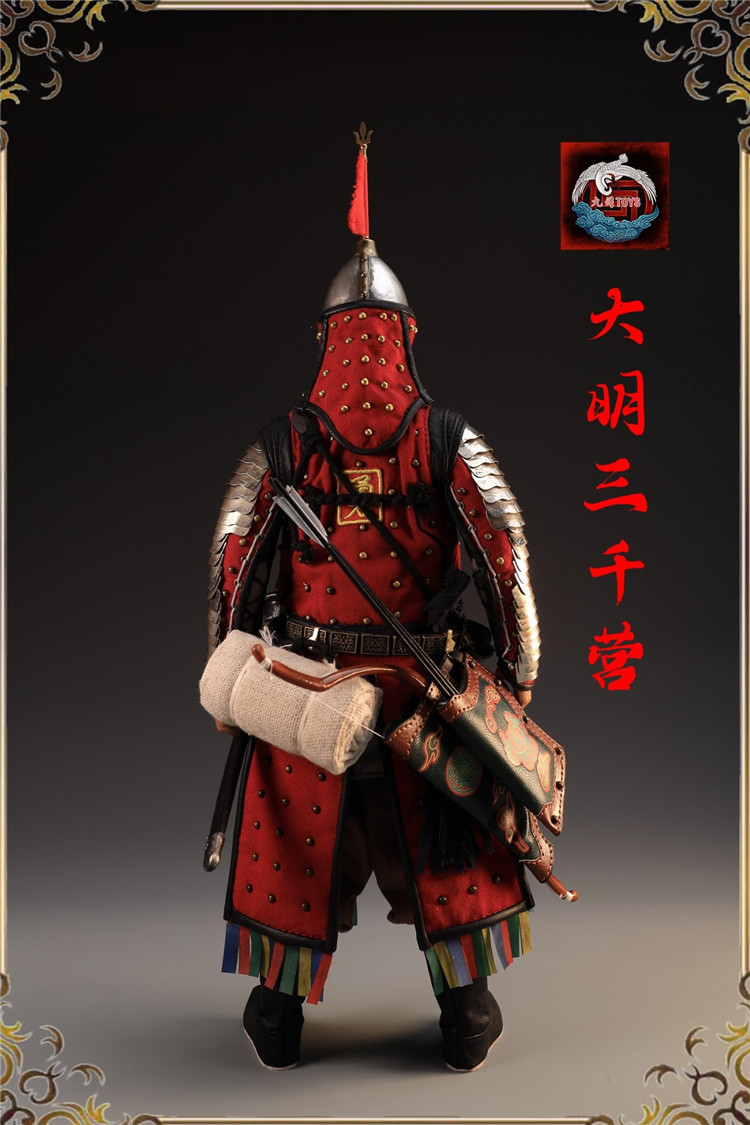 明朝兵人九司toys16大明三千營人仔js001古代可動關節模型780順豐陸運