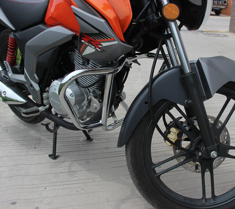 适用于铃木gsx125外星人防摔杠allnew保险杠前护杠特技杠防摔杠特技杠