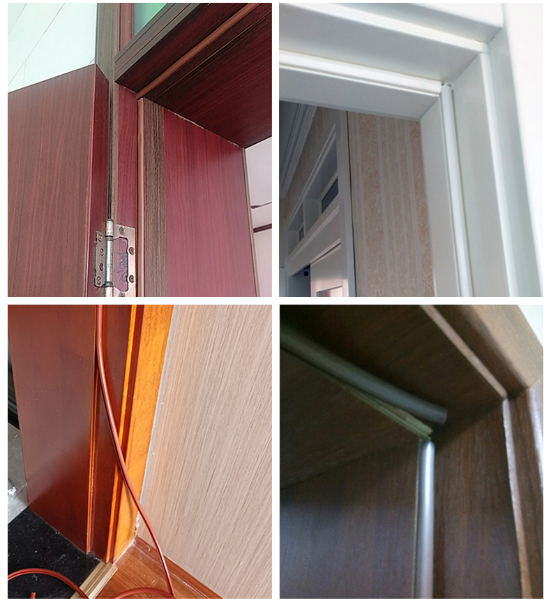 卡槽式木门密封条门缝防撞条门框卧室房门隔音条挡条防风胶条 t010