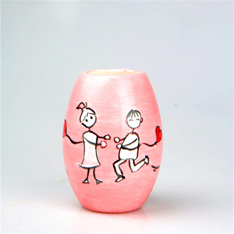 金归素胚花瓶陶艺陶吧素坯釉下彩陶瓷小白瓶画画diy陶瓷涂色白胚上色9