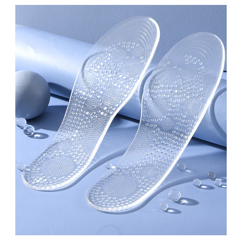 jx 军训全掌硅胶鞋垫防脚疼神器久站不累软底舒适清凉降温神器夏 【1