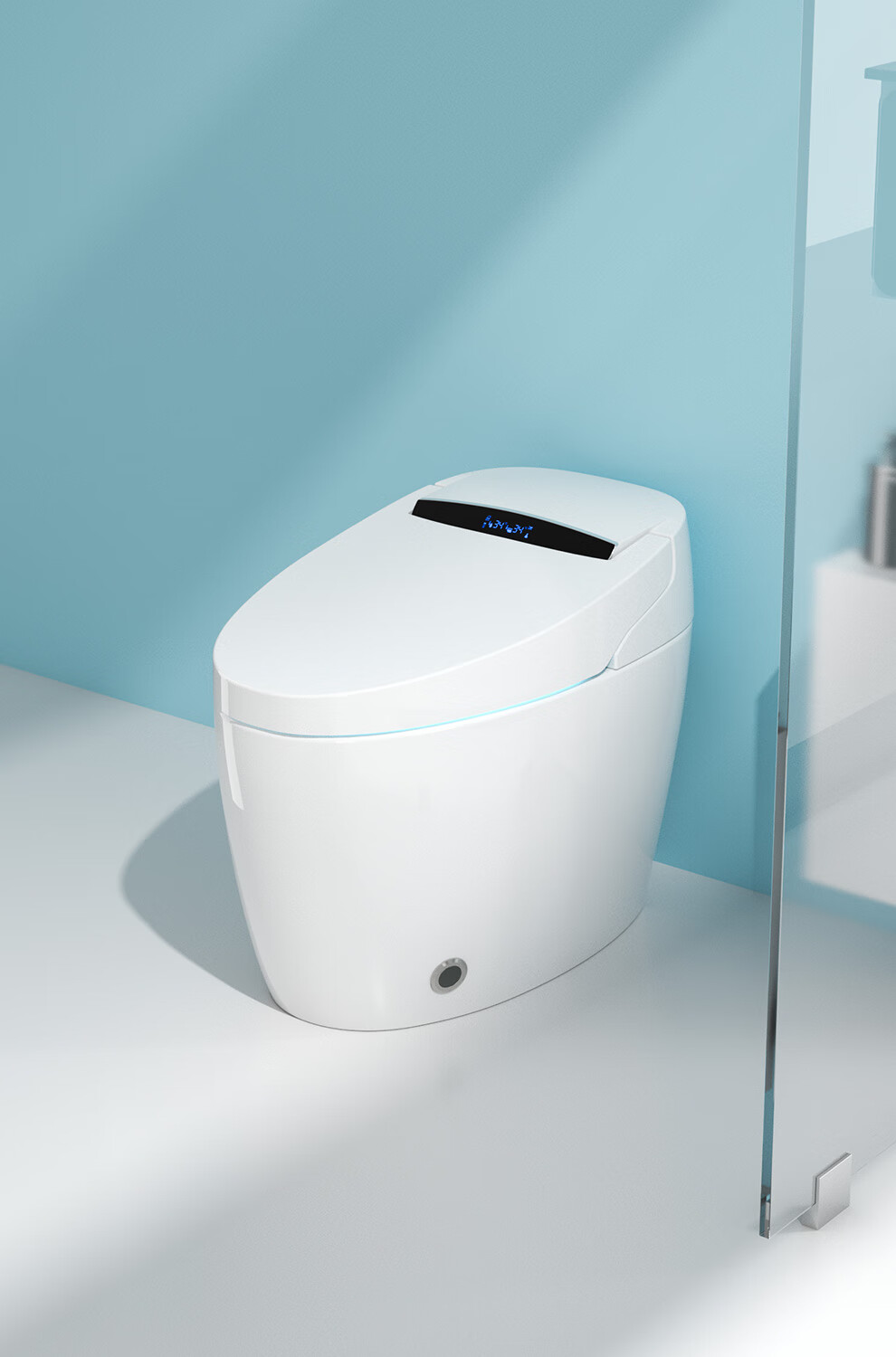 九牧(jomoo)智能马桶全自动一体式家用遥控即热坐便器语音泡沫无水压