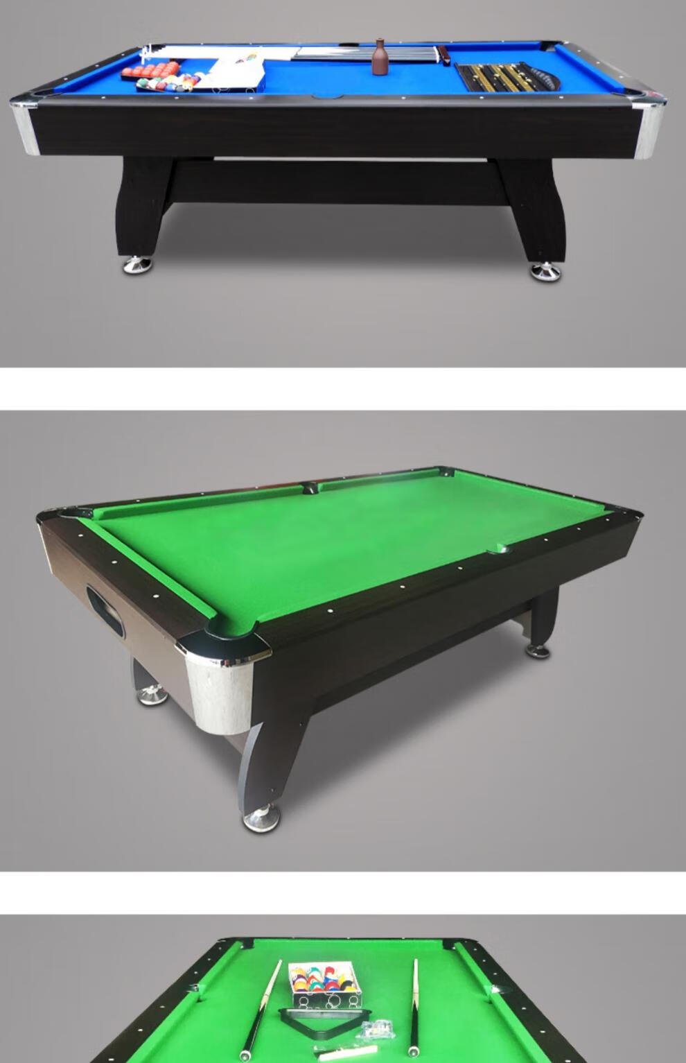 乔氏台球桌斯诺克室内台球桌家用标准型成人美式桌球台室内自动回球
