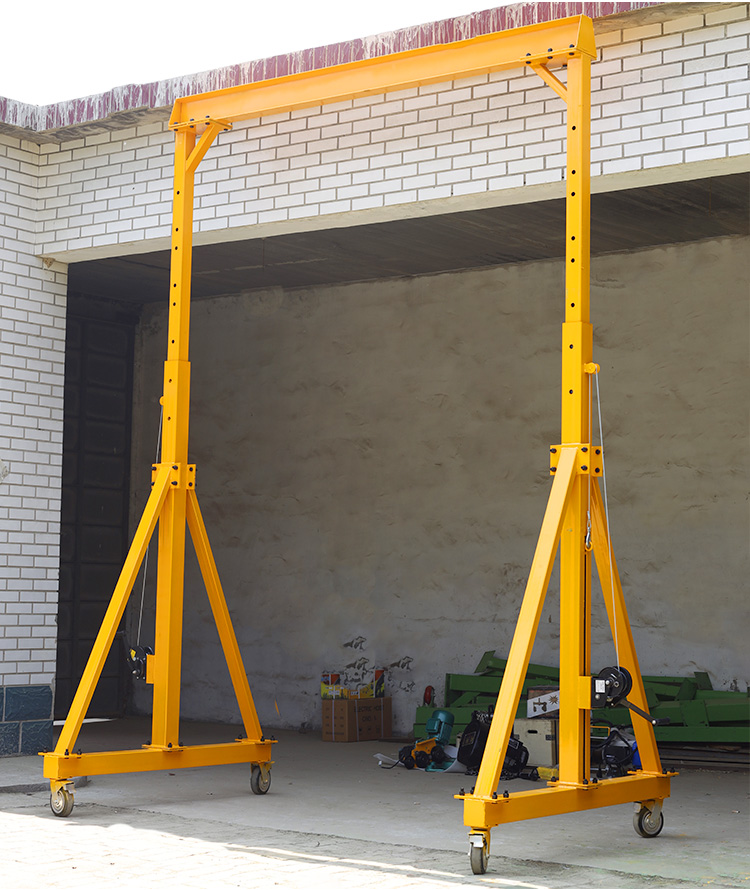 灿享建工龙门吊架移动龙门架工字钢航吊起重提升机家用12吨小型龙门吊