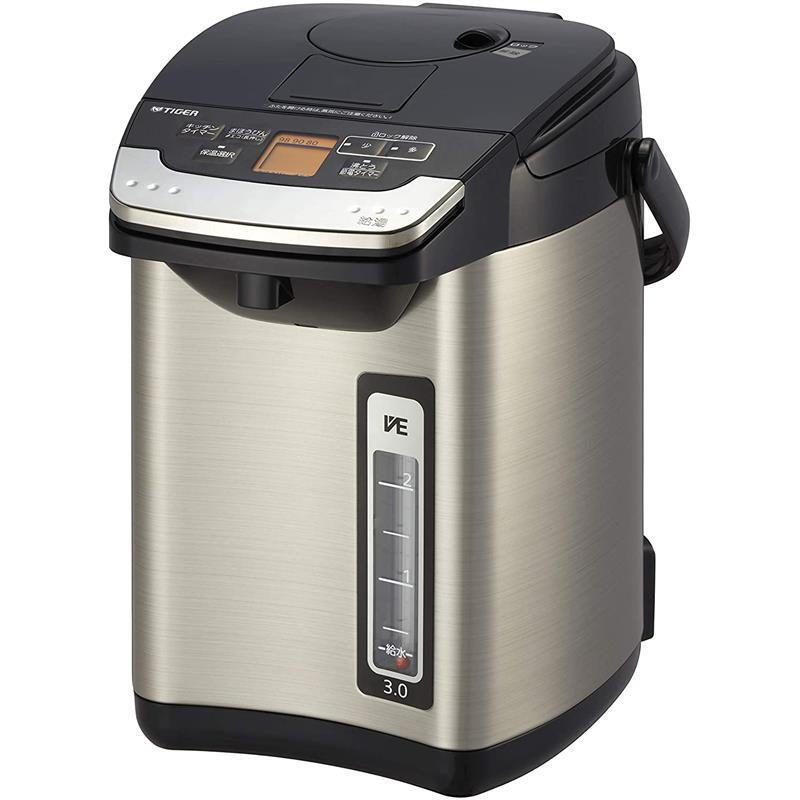 tiger 虎牌 电热水壶 无蒸汽 多功能热水壶 黑色pim-g300k【需变压器