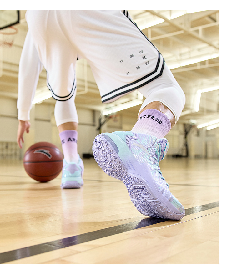 安踏kt3team安踏篮球鞋男汤普森高帮实战靴学生运动鞋耐磨防滑缓震