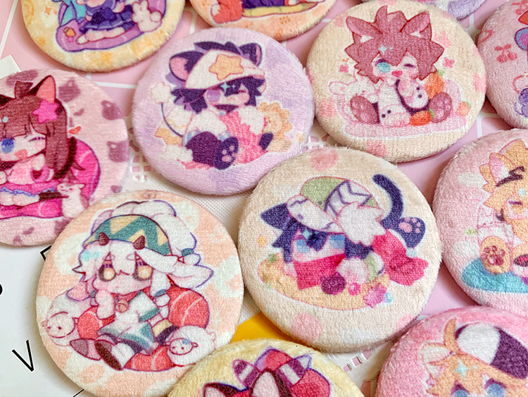 凹凸世界小动物毛绒徽章吧唧同人周边安迷修挂件帕洛斯定制毛绒徽章