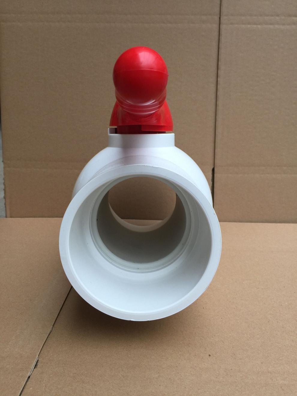 zixizixipvc水管塑料球阀110mm球阀开关止水阀门4寸下水管排污管球阀