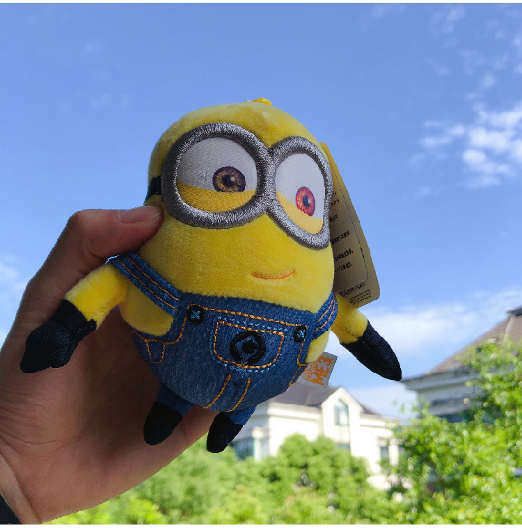 小黄人挂饰包包挂件戴夫小黄人毛绒玩具创意礼物生日小礼物男女小饰品