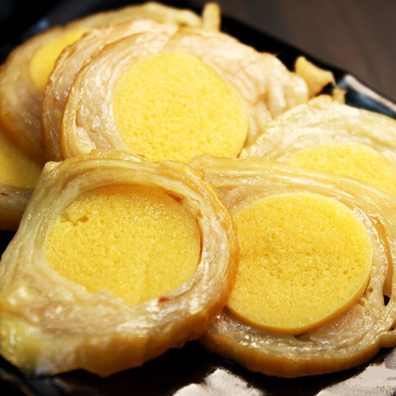 闽南鸭皮卷 特产皮蛋卷酒店特色冷盘私房菜凉菜鲍鱼海鲜卷小吃 鸭皮卷