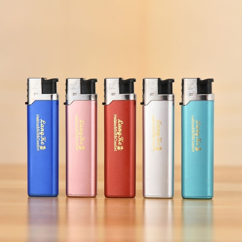 个性家用电子防风打火机塑料充气批发小超市便利店一次性打火机 浪客