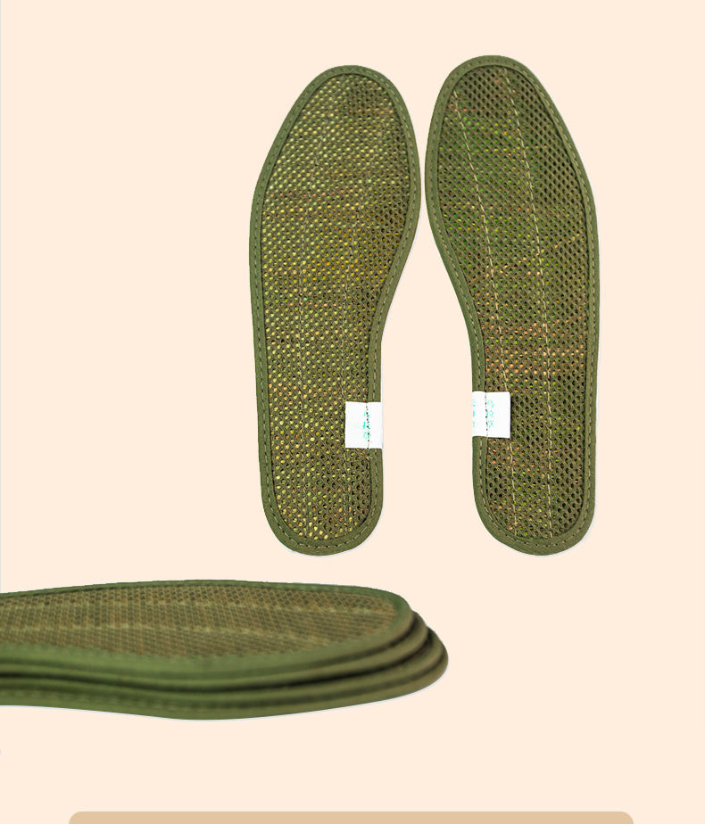 乌拉草鞋垫防臭除臭吸汗透气东北三宝舒适软底运动鞋垫加厚男女夏