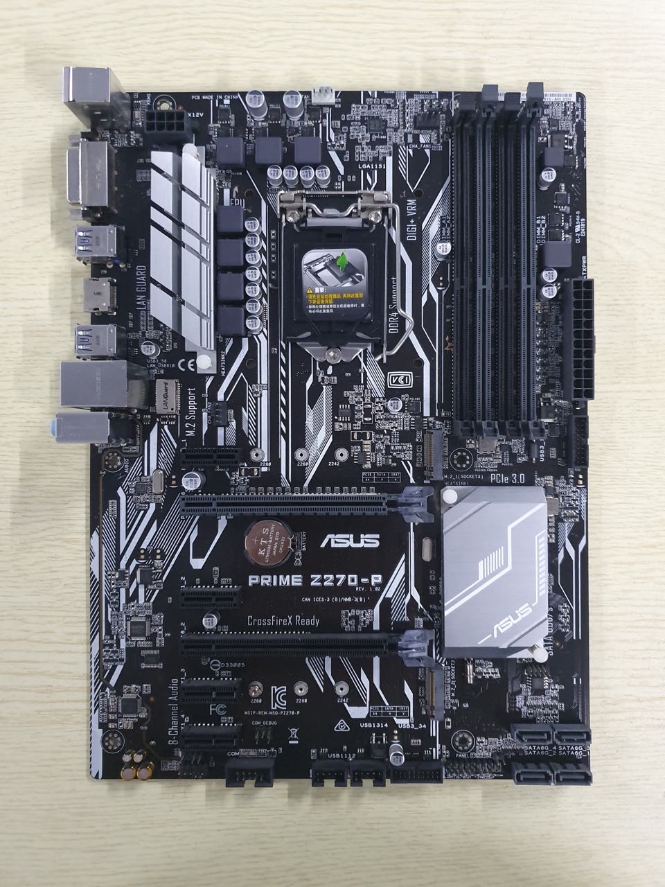 z270主板/华硕primez270-a/ar/p/gz270f魔改z270 8卡主板 白色【图片