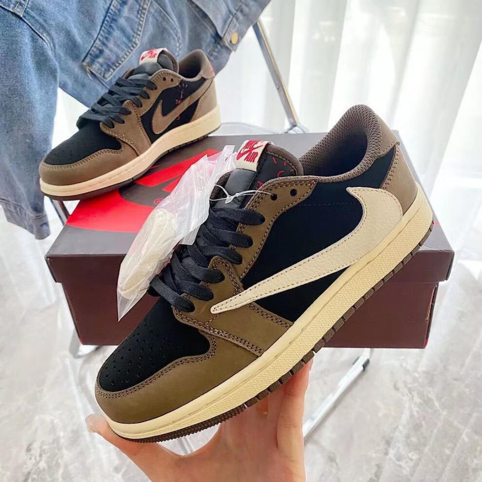 hkdq【莆田纯原高版本】新款倒钩鬼脸篮球鞋ts联名低帮倒钩男女情侣鞋