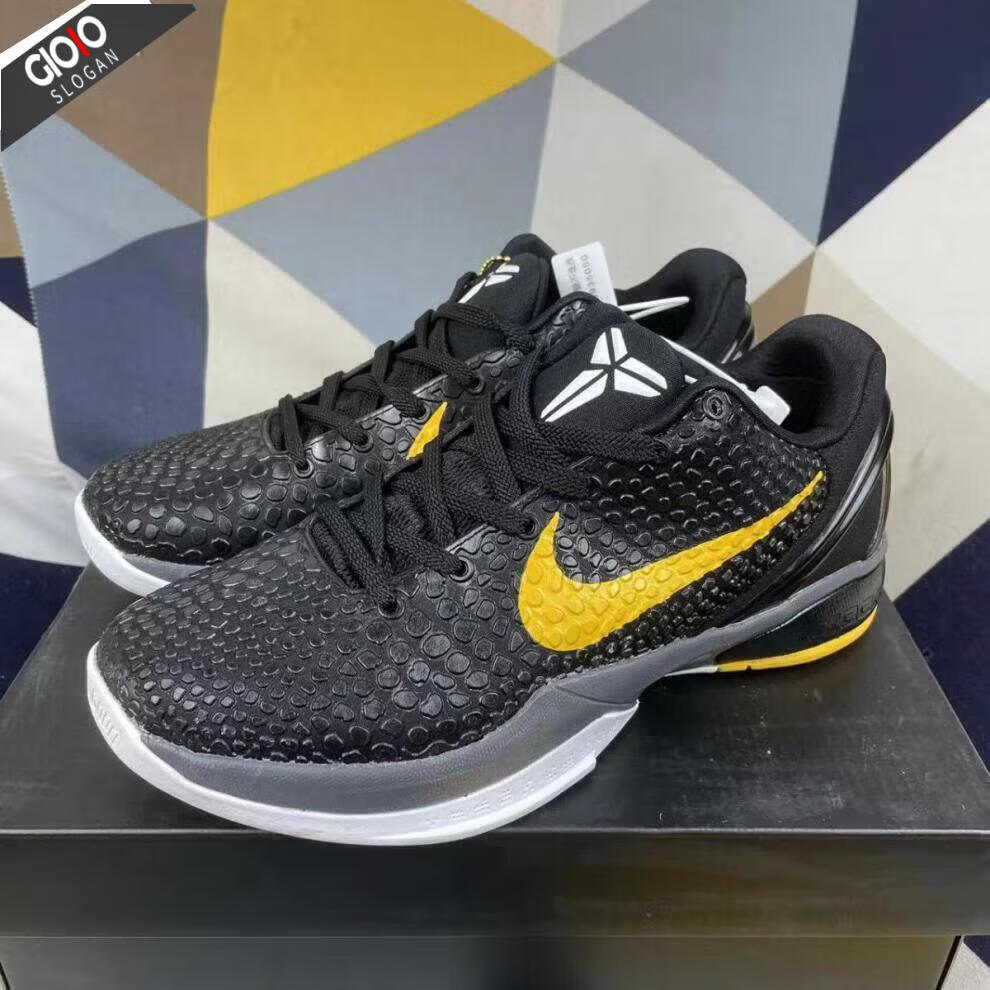 6代黑曼巴篮球鞋 zk6 碳板zoom气垫耐磨篮球鞋 6代 黑曼巴 42.