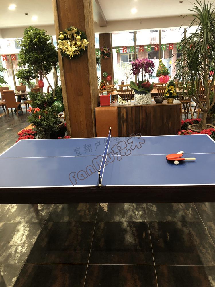 乔氏同款多功能室内标准型美式黑8小型儿童台球桌家用餐桌乒乓球桌18