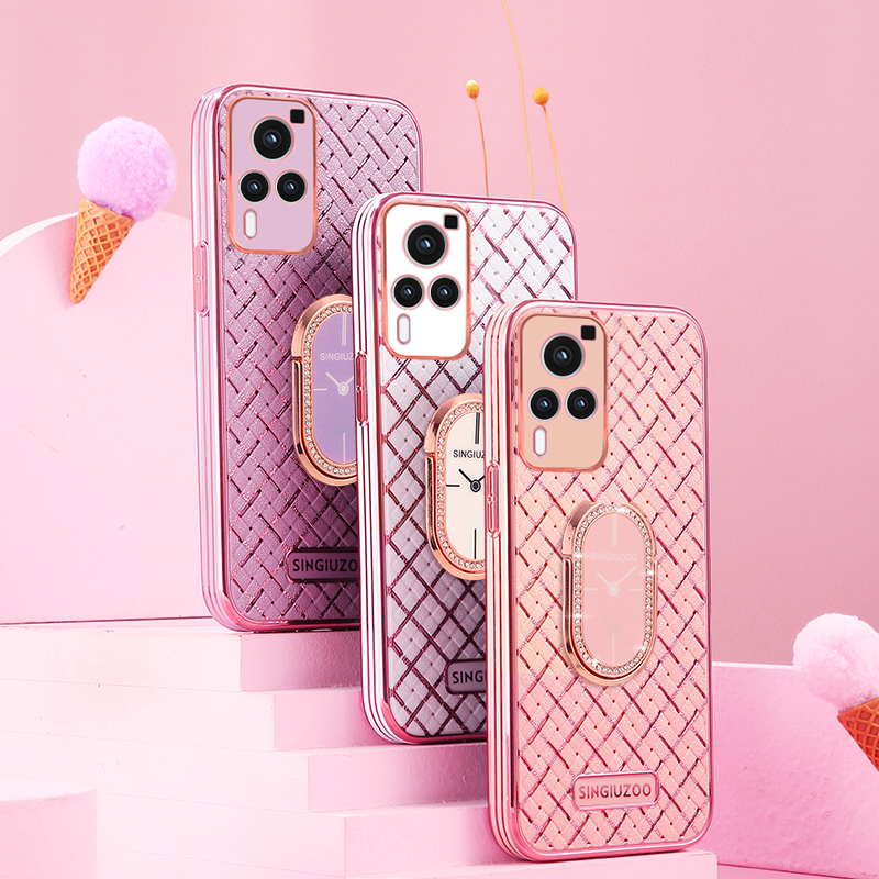 尤田vivox60手机壳新款感x60pro硅胶软壳曲面屏全包防摔保护套x60水钻