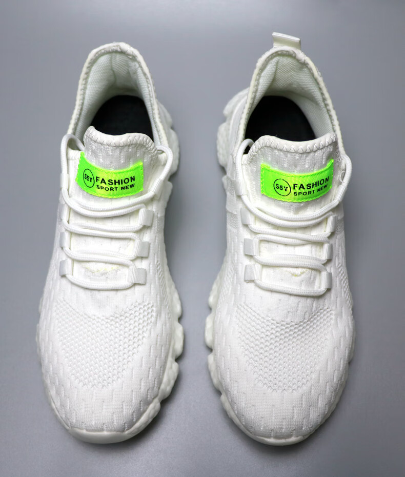 春秋男士运动鞋超轻泡沫底跑步鞋男鞋夏季踩屎感剪标软底大码跑步爆米