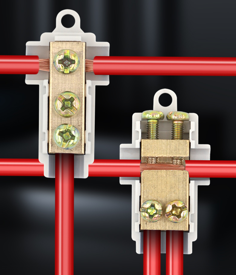 t型線夾分線器大功率連接器16平方電線接線端子1分2三通接頭分流zk
