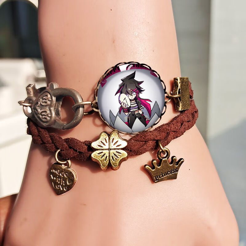 嘉德罗斯凹凸世界手链帕洛斯cos周边同人金雷狮雷安爱心扣手链安迷修